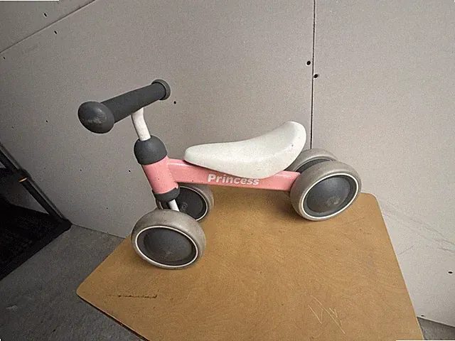 Babyjoy 4-Wheel Toddler Balance Bike - Pink