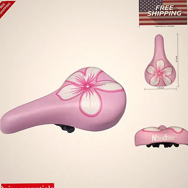 Kids Bike Seat Pink 14-24 Inch Child Bicycle Saddle for Boys Girls