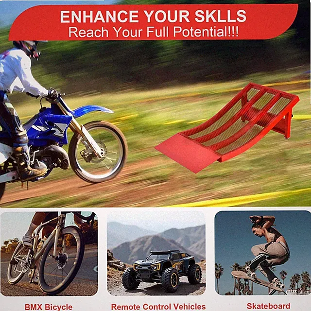 New Foldable BMX Jump Ramp For StaCyc MTB RC and More Portable Launch Ramp